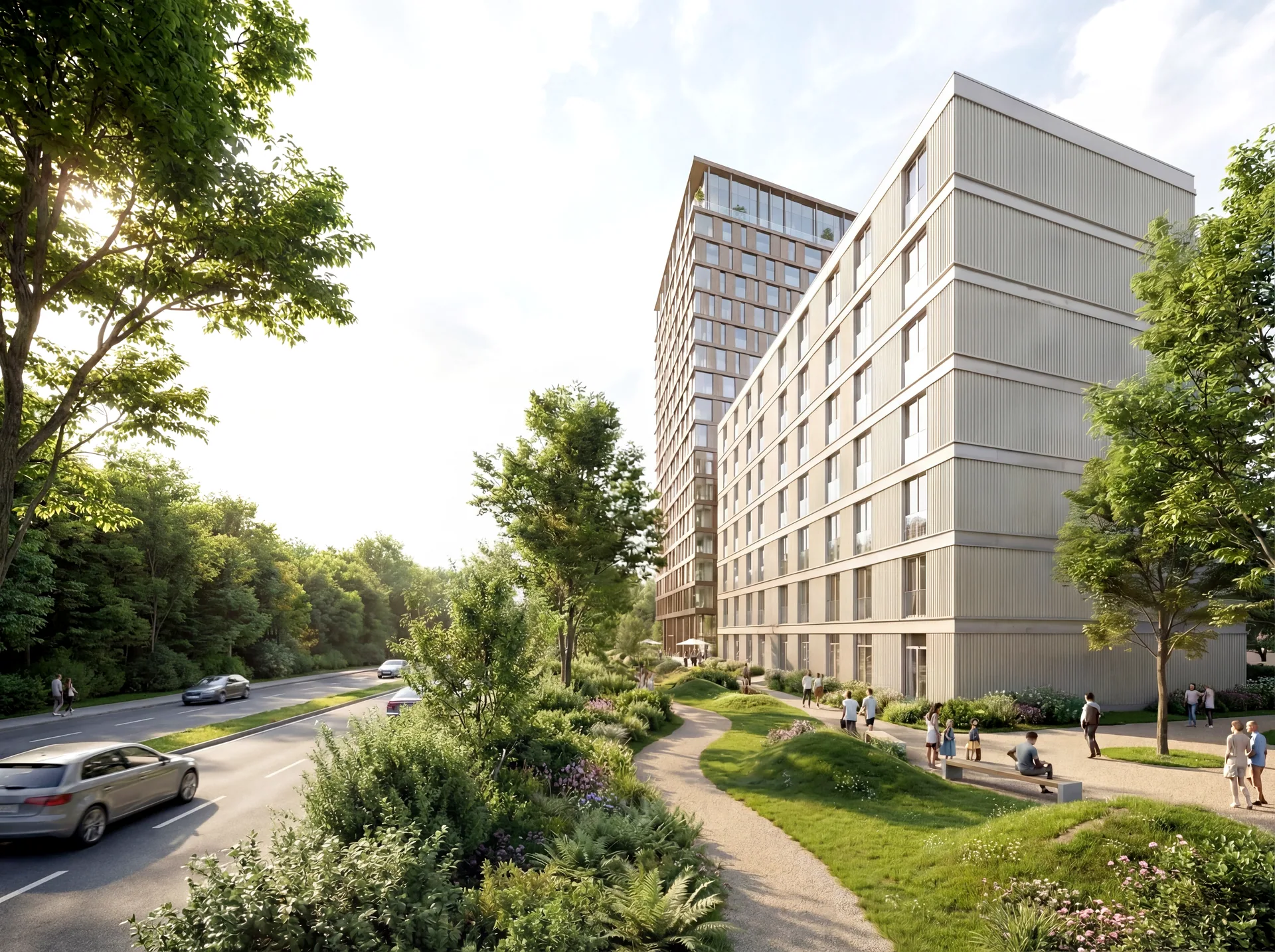 NORDSTERN Projekt - Park und Freiflächen